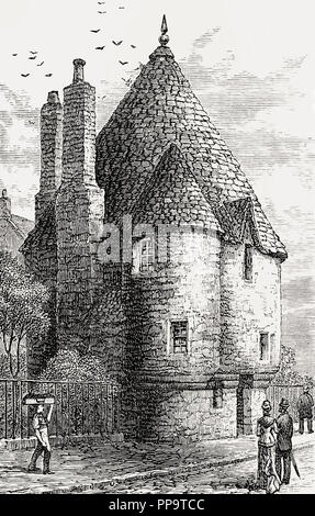 Mary Queen Of Scots' Bath-house, Palace of Holyroodhouse, Edinburgh, Scotland Stock Photo