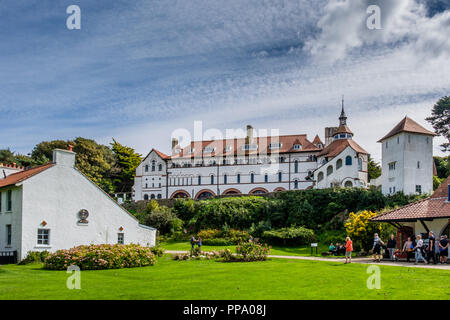 Monks On Caldey Island Stock Photo - Alamy