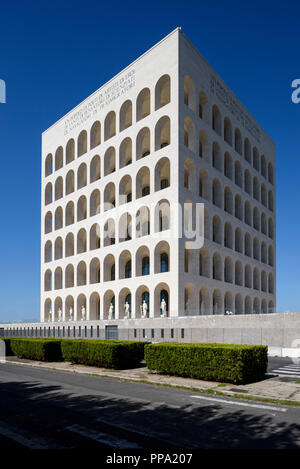 Rome. Italy. Fendi Headquarters at the Palazzo della Civiltà Italiana ...