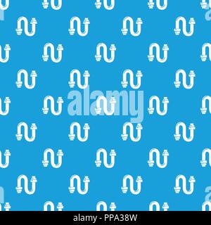 Siphon pattern vector seamless blue Stock Vector