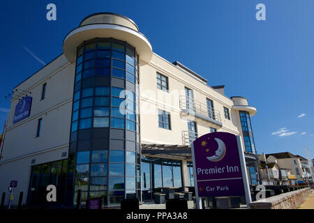 Exterior of the new Premier Inn Hotel in Maidstone, Kent. The building ...