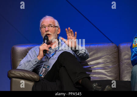 FUERTH, Germany - September 22nd 2018: Ian McElhinney (*1948, irish actor and director - Barristan Selmy in Game of Thrones, Morgan Monroe in The Fall Stock Photo