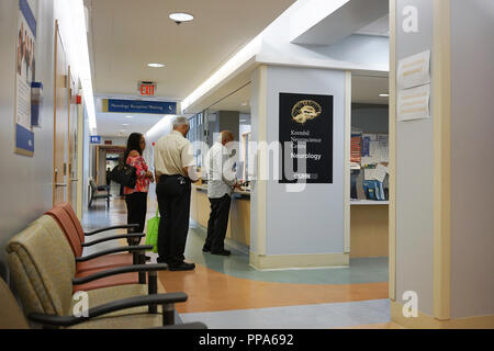 Toronto Hospital Reception Area in Toronto,Ontario,Canada,North America, Stock Photo