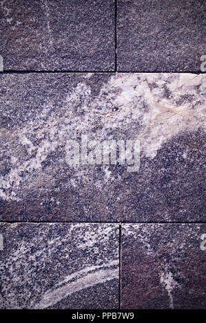 grey granite stone tiled background with vignette. architecture, texture. Stock Photo