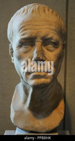 Julius Caesar (100BC-44BC). Roman politician and general. Bust. City Museum. Malmo Castle. Sweden. Stock Photo