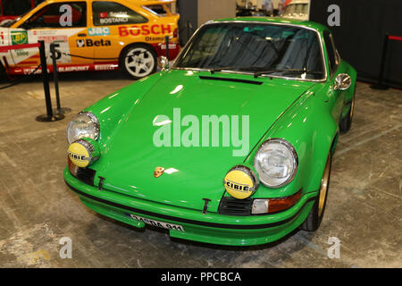 ISTANBUL, TURKEY - JULY 01, 2018: Porsche display at Istanbul Classic Automobile Festival Stock Photo