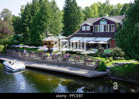 Dorest in Ontario, Canada, on Hyw # 35 beautiful view, small town Stock Photo