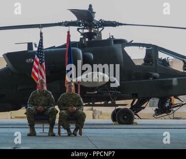 U.S. Army Col. Joseph Bishop, Commander of the 449th Combat Aviation ...