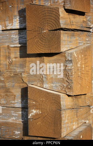 Fine Example Of Old Construction Techniques Of Carving Solid Wood