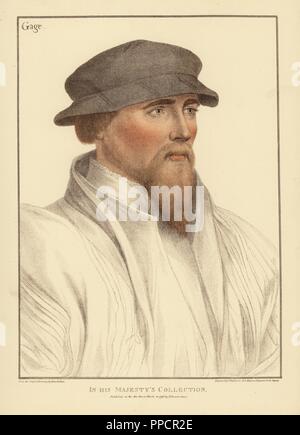 Sir John Gage, By Hans Holbein The Younger Stock Photo - Alamy