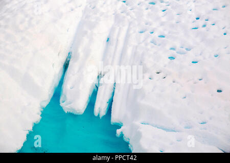 An iceberg in Paradise Bay, Antarctic Peninsula. Stock Photo