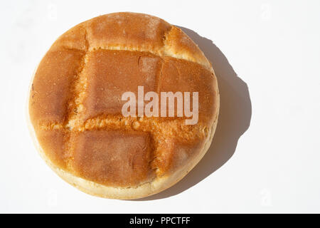 Round baked beautiful bread Round baked beautiful bread Stock Photo