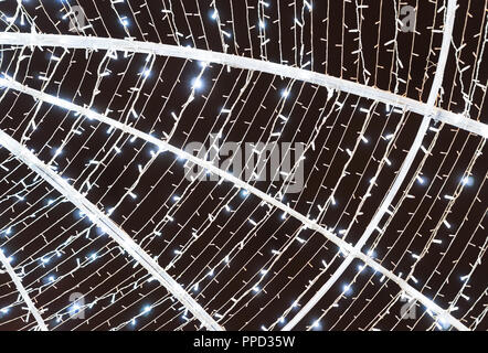 Led lights at christmas time. Suitable for background. Stock Photo