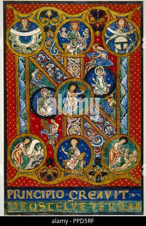Adam and Eve and the Six Days of Creation stained glass by Edward Burne ...