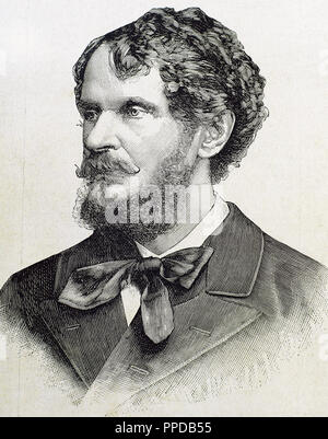 Andrassy, Gyula, Count (1823- 1890). Hungarian politician. Engraving. Stock Photo