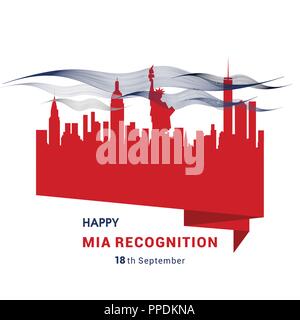 Happy Mia recognition card design vector Stock Vector