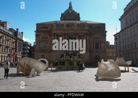 Rear view of Liverpool Town Hall, Liverpool UK. Stock Photo