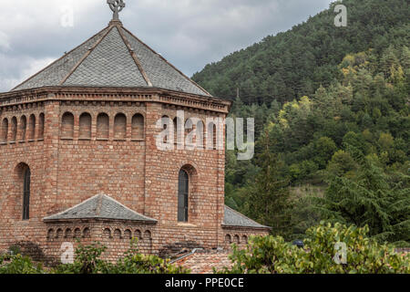 Monastery Santa Maria de Ripoll,Catalonia,Spain. Stock Photo