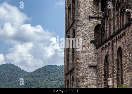 Monastery Santa Maria de Ripoll,Catalonia,Spain. Stock Photo