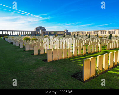 Pozieres Memorial on the Somme Battlefield Stock Photo