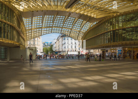 Paris, Les Halles, Canopée, Architekt Patrick Berger, 2008-2016 Stock Photo