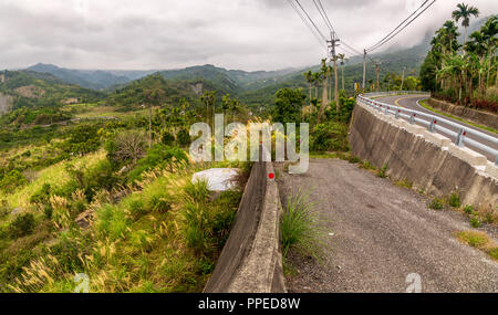 The Road Less Traveled, East Coast of Taiwan Stock Photo