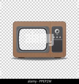 Old style TV Stock Vector