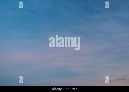 Fuzzy and soft clouds in the sky Background image Stock Photo