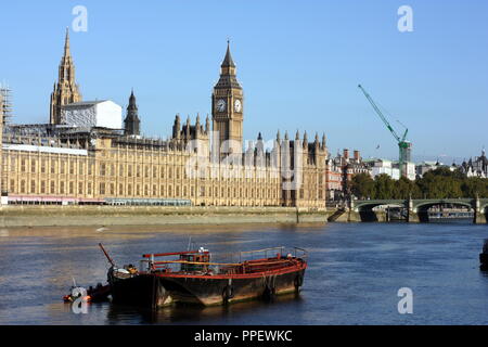 Big Ben & Parliament in London Stock Photo