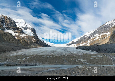 Athabasca Glacier, Jasper National Park, Alberta Canada Stock Photo