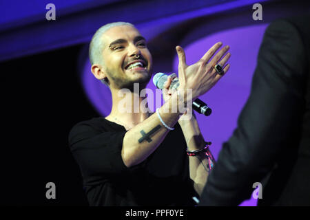 Singer Bill Kaulitz from Tokio Hotel acts as a fashion expert at the 'Best Brands Awards' at Hotel 'Bayerischer Hof'. Stock Photo