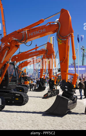 Bauma Munich 2013, Trade Fair for Construction Machinery. Stock Photo