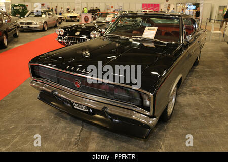 ISTANBUL, TURKEY - JULY 01, 2018: Dodge display at Istanbul Classic Automobile Festival Stock Photo