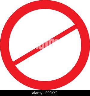 DO NOT ANTI red circle with slash symbol Large Clock | Zazzle