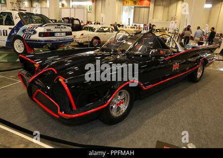 ISTANBUL, TURKEY - JULY 01, 2018: Batmobile display at Istanbul Classic Automobile Festival Stock Photo