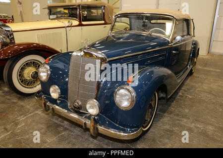 ISTANBUL, TURKEY - JULY 01, 2018: Mercedes display at Istanbul Classic Automobile Festival Stock Photo