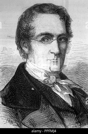 Louis Joseph Gay-Lussac (1778-1850), French physicist and chemist. Stock Photo