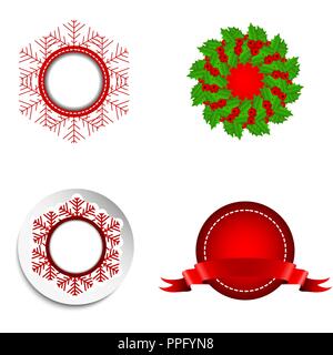 Set of banners for Christmas and New Year Stock Vector