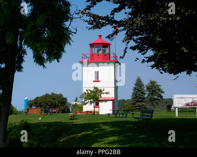 Goderich Lighthouse on Lake Huron, Ontario