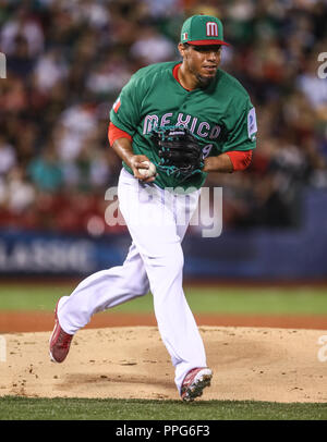 Yovani Gallardo pitcher inicial de Mexico, durante el partido de Mexico vs Italia,Clásico Mundial de Beisbol en el Estadio de Charros de Jalisco. Gua Stock Photo