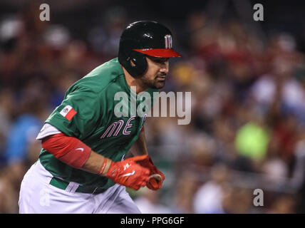 Adrian Gonzalez de MExico Mexico, durante el partido de Mexico vs Italia,Clásico Mundial de Beisbol en el Estadio de Charros de Jalisco. Guadalajara Stock Photo