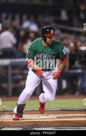 Adrian Gonzalez de MExico Mexico, durante el partido de Mexico vs Italia,Clásico Mundial de Beisbol en el Estadio de Charros de Jalisco. Guadalajara Stock Photo