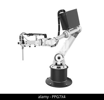 Robotic Arm Isolated Stock Photo