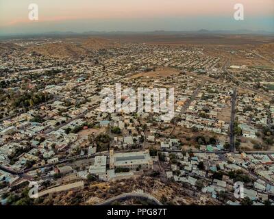 Downtown Hermosillo. Downtown Hermosillo Sonora. Panoramic view. Aerial view. (Photo: Luis Gutierrez) Stock Photo