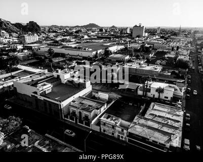 Downtown Hermosillo. Downtown Hermosillo Sonora. Panoramic view. Aerial view. (Photo: Luis Gutierrez) Stock Photo