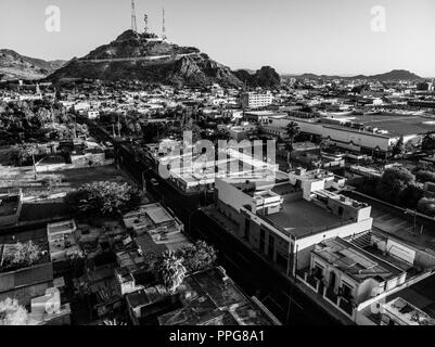 Downtown Hermosillo. Downtown Hermosillo Sonora. Panoramic view. Aerial view. (Photo: Luis Gutierrez) Stock Photo