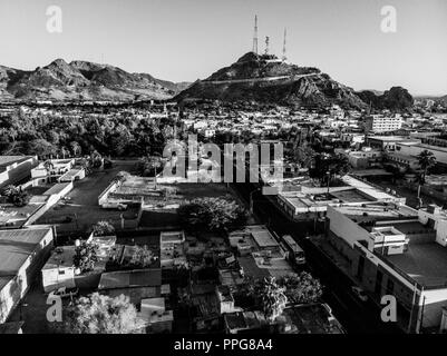 Downtown Hermosillo. Downtown Hermosillo Sonora. Panoramic view. Aerial view. (Photo: Luis Gutierrez) Stock Photo