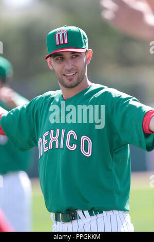 Marco Estrada, Pitcher Mexicano en el Clasico Mundial 2013. **2013 World Baseball Classic in Arizona Stock Photo