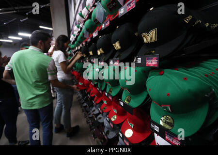 Fans arrived at the new Los Tomateros stadium in Culiacan and its official souvenir  shop to buy the caps and jersey of the teams of Alazanes de Granma Stock  Photo - Alamy