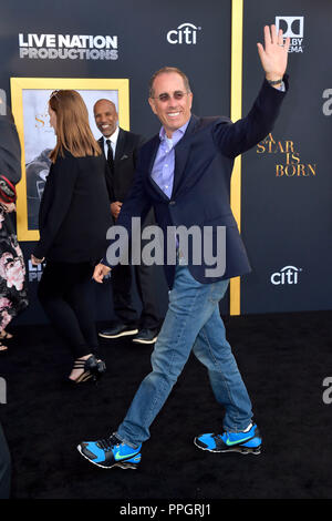 Jerry Seinfeld attending the 'A Star Is Born' premiere at The Shrine Auditorium on September 24, 2018 in Los Angeles, California. Stock Photo
